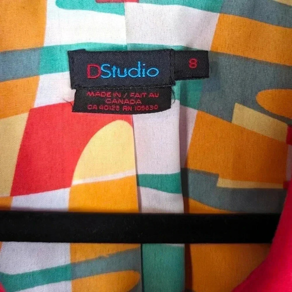 🍁Vintage DStudio Red Lined Trenchcoat - Picture 9 of 9